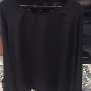Eloquii Black Peplum blouse SZ 22